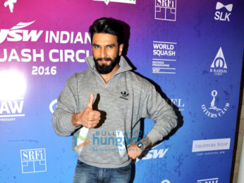 Ranveer Singh graces JSW Squash Circuit 2016 championship finale