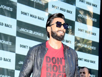 Ranveer Singh at the launch of Jack & Jones' new campaign