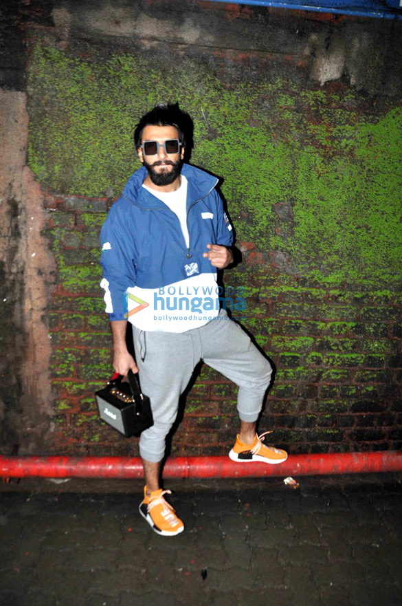 Ranveer Singh snapped post an ad shoot Ranveer Singh snapped post an ad shoot