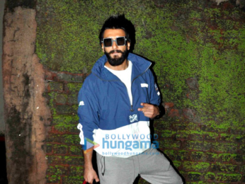 Ranveer Singh snapped post an ad shoot