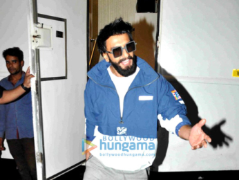 Ranveer Singh snapped post an ad shoot
