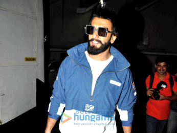 Ranveer Singh snapped post an ad shoot