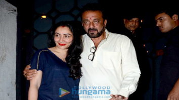 Sanjay Dutt, Suniel Shetty and Abhishek Kapoor snapped post dinner at The Korner House