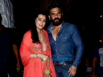 Sanjay Dutt, Suniel Shetty and Abhishek Kapoor snapped post dinner at The Korner House