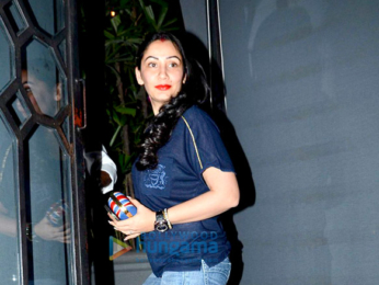 Sanjay Dutt, Suniel Shetty and Abhishek Kapoor snapped post dinner at The Korner House