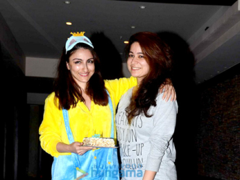 Soha Ali Khan attends a pyjama birthday bash with close friends