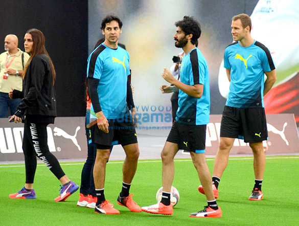 Thierry Henry, Dino Morea, Neha Dhupia, Harshvardhan Kapoor grace friendly football match by Puma Thierry Henry, Dino Morea, Neha Dhupia, Harshvardhan Kapoor grace friendly football match by Puma