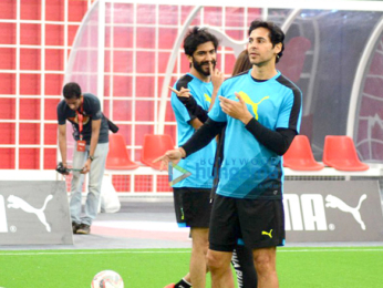 Thierry Henry, Dino Morea, Neha Dhupia, Harshvardhan Kapoor grace friendly football match by Puma