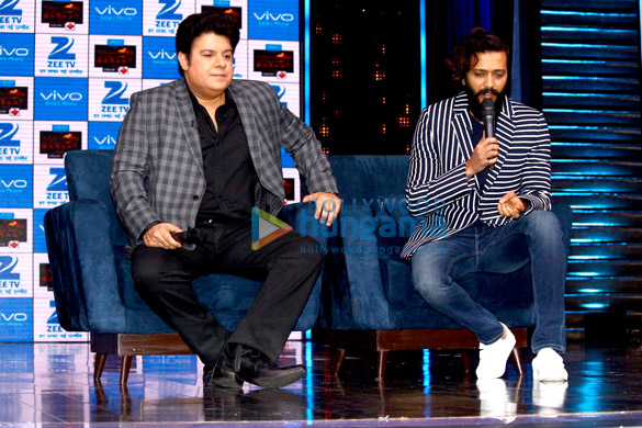 Riteish Deshmukh and Sajid Khan shoot for the TV show Yaaron Ki Baarat Riteish Deshmukh and Sajid Khan shoot for the TV show Yaaron Ki Baarat
