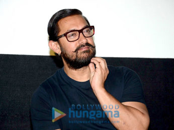 Aamir Khan at the song launch of 'Haanikaarak Bapu' from 'Dangal'