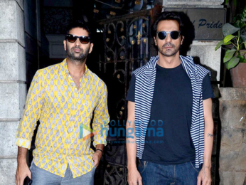 Arjun Rampal, Shraddha Kapoor & Purab Kohli snapped at 'Rock On!! 2' promotions