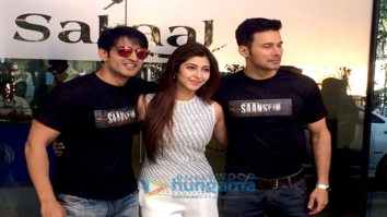 Cast of the film ‘Saansein – The Last Breath’ snapped in Pune promoting their film