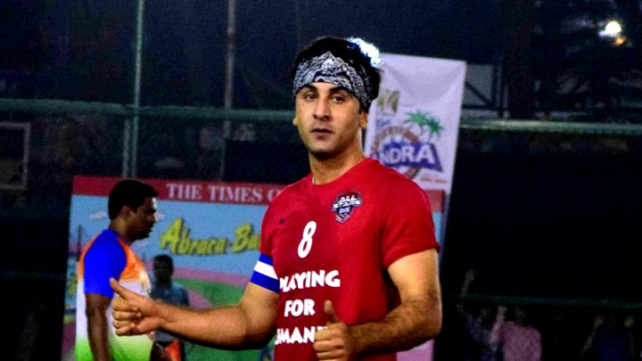 Ranbir Kapoor, Abhishek Bachchan At ASFC Charity Football Match