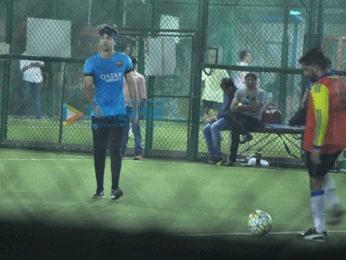 Ranbir Kapoor snapped during football practice