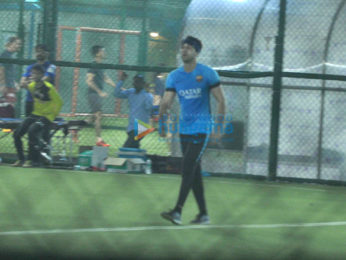 Ranbir Kapoor snapped during football practice