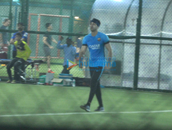 Ranbir Kapoor snapped during football practice Ranbir Kapoor snapped during football practice
