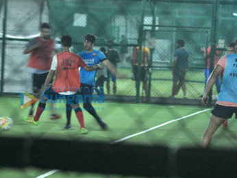 Ranbir Kapoor snapped during football practice