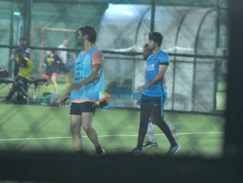 Ranbir Kapoor snapped during football practice
