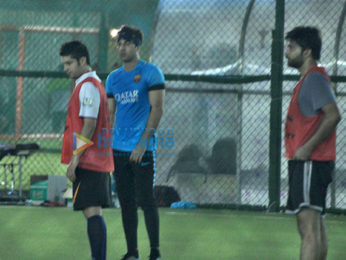 Ranbir Kapoor snapped during football practice