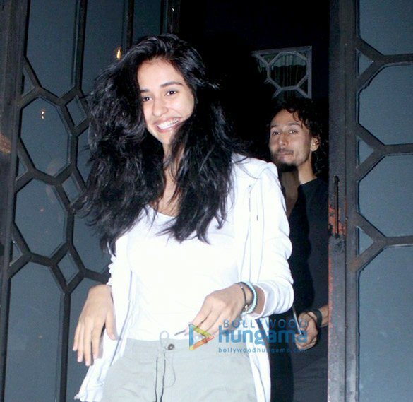 Tiger Shroff & Disha Patani snapped post dinner at The Korner House Tiger Shroff & Disha Patani snapped post dinner at The Korner House