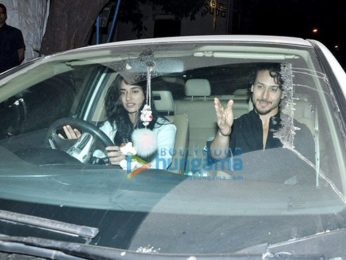 Tiger Shroff & Disha Patani snapped post dinner at The Korner House