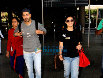 Varun Dhawan & Alia Bhatt return from Singapore schedule of 'Badrinath Ki Dulhania'