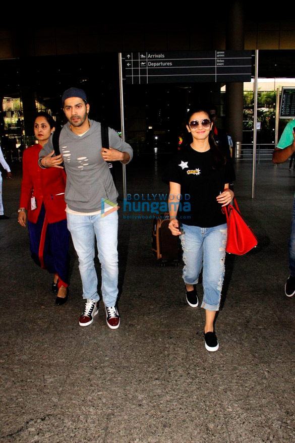 Varun Dhawan & Alia Bhatt return from Singapore schedule of ‘Badrinath Ki Dulhania’ Varun Dhawan & Alia Bhatt return from Singapore schedule of ‘Badrinath Ki Dulhania’