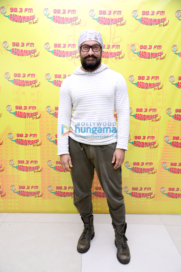 Aamir Khan promoting his film ‘Dangal’ on Radio Mirchi 98.3 FM Aamir Khan promoting his film ‘Dangal’ on Radio Mirchi 98.3 FM