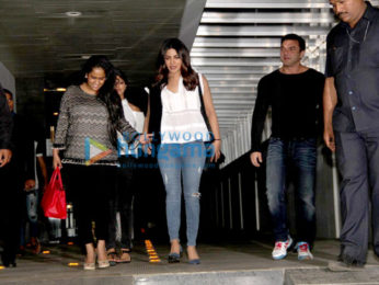 Priyanka Chopra, Arpita Khan and Sohail Khan snapped post dinner at Hakkasan