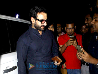 Saif Ali Khan snapped post watching 'Dangal' at PVR
