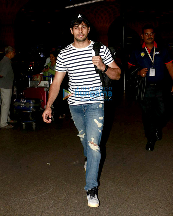 Sidharth Malhotra departs to shoot Reload in Bangkok Sidharth Malhotra departs to shoot Reload in Bangkok