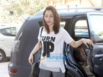 Tamannaah Bhatia snapped post rehersals of the Screen awards