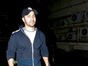 Varun Dhawan snapped post a screening of 'Dangal'