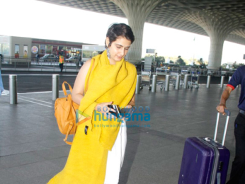 Vidyut Jammwal, Esha Gupta, Sanya Malhotra & Fatima Sana Shaikh snapped at the airport