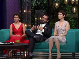 Watch: Aamir Khan graces Koffee with Karan couch with on-screen daughters Sanya Malhotra and Fatima Sana Shaikh