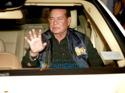 Aditya Roy Kapur & Salim Khan snapped at 'Ok Jaanu' screening