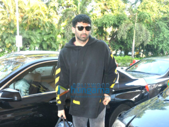 Aditya Roy Kapur and Shraddha Kapoor depart to promote Ok Jaanu in Chandigarh