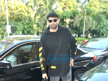 Aditya Roy Kapur and Shraddha Kapoor depart to promote Ok Jaanu in Chandigarh