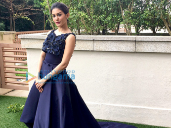 Amyra Dastur snapped promoting 'Kung Fu Yoga' alongside Jackie Chan