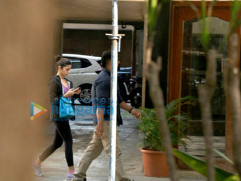 Alia Bhatt snapped arriving at Sidharth Malhotra's house