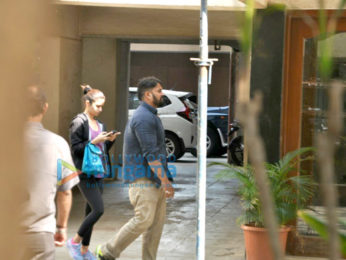 Alia Bhatt snapped arriving at Sidharth Malhotra's house