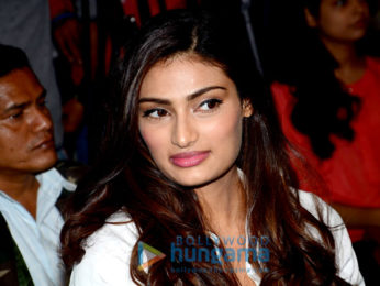 Athiya Shetty snapped at a book launch 'Bag It All' in Mumbai