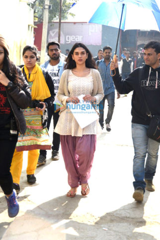 On The Sets Of The Movie Bhoomi