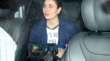 Kareena Kapoor Khan, Karisma Kapoor, Ranbir Kapoor, Saif Ali Khan and Sara Ali Khan snapped post dinner at Shashi Kapoor’s house
