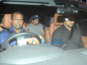 Kareena Kapoor Khan, Karisma Kapoor, Ranbir Kapoor, Saif Ali Khan and Sara Ali Khan snapped post dinner at Shashi Kapoor's house