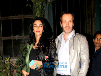 Mallika Sherawat snapped post dinner with friends