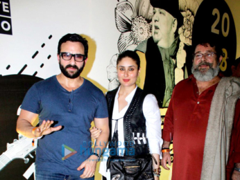 Saif Ali Khan, Kareena Kapoor Khan and Amrita Arora snapped at Mahindra Blues concert in Mumbai