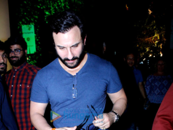 Saif Ali Khan, Kareena Kapoor Khan and Amrita Arora snapped at Mahindra Blues concert in Mumbai