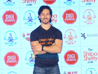 Tiger Shroff graces the launch of Shilpa Shetty's Wellness series