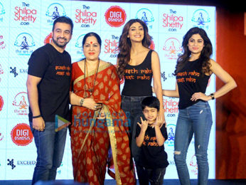 Tiger Shroff graces the launch of Shilpa Shetty's Wellness series